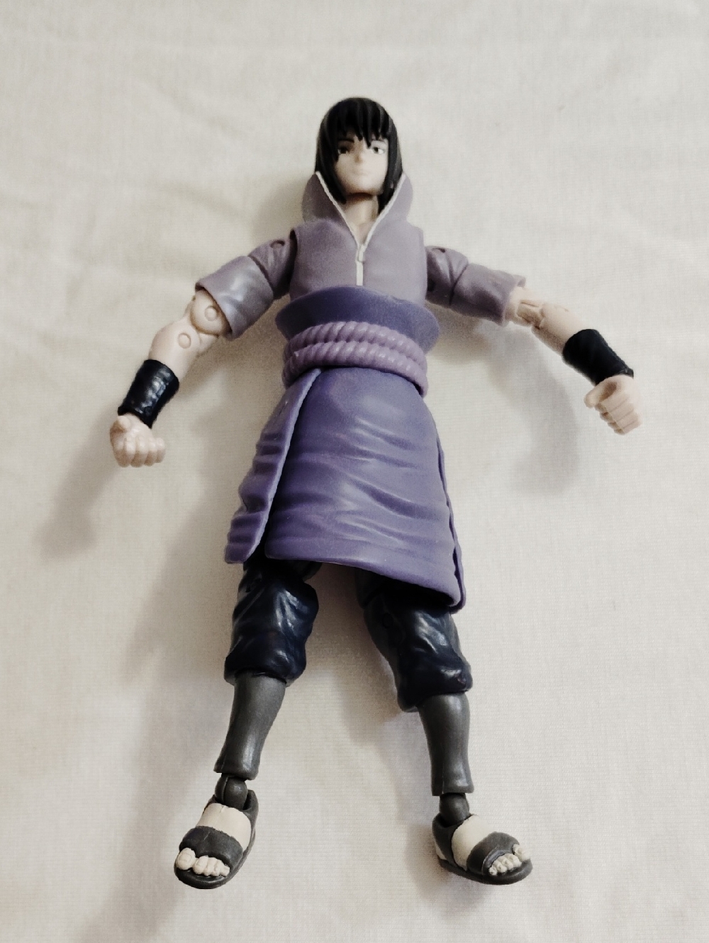 Purple Ninja Action Figure with Black Accents